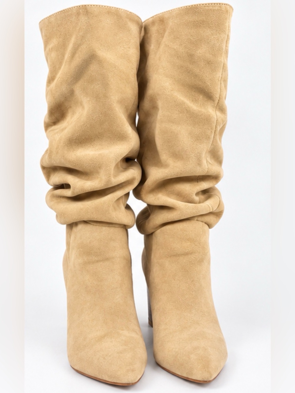 Suede Over-the-Knee Boots in Brown US 6 - Picture 3 of 4